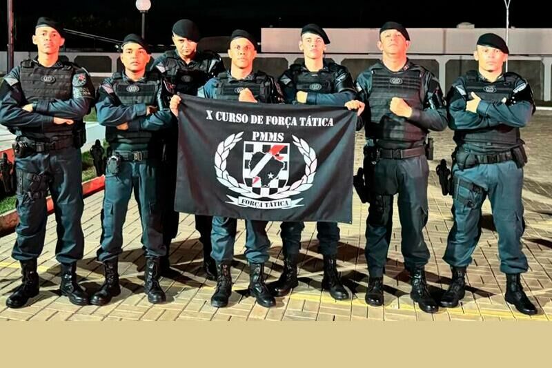 Imagem de compartilhamento para o artigo Militares da 4ª CIPM concluem curso de Força Tática em Coxim da MS Todo dia